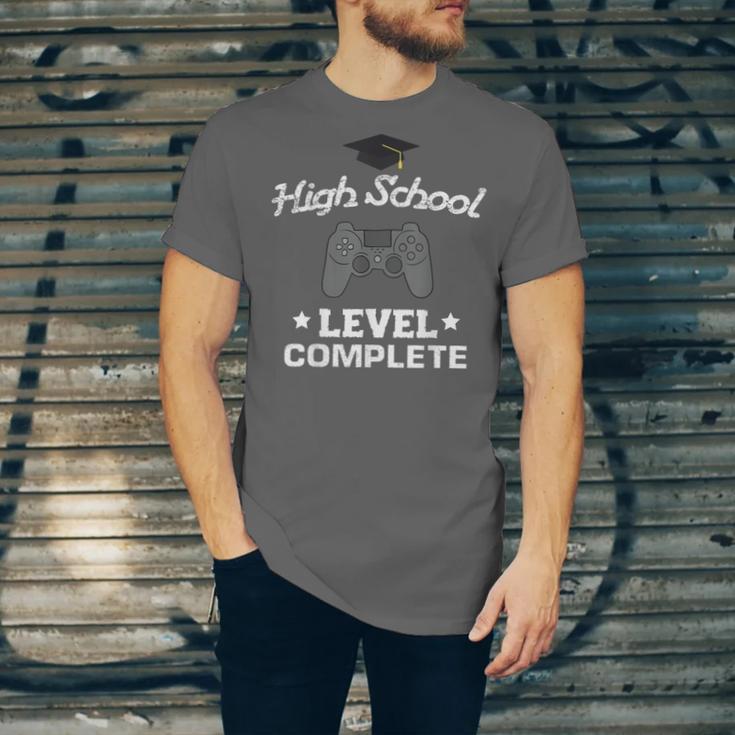 High School Graduation Shirt Video Gamer Nerd Geek Game Unisex Jersey T-Shirt