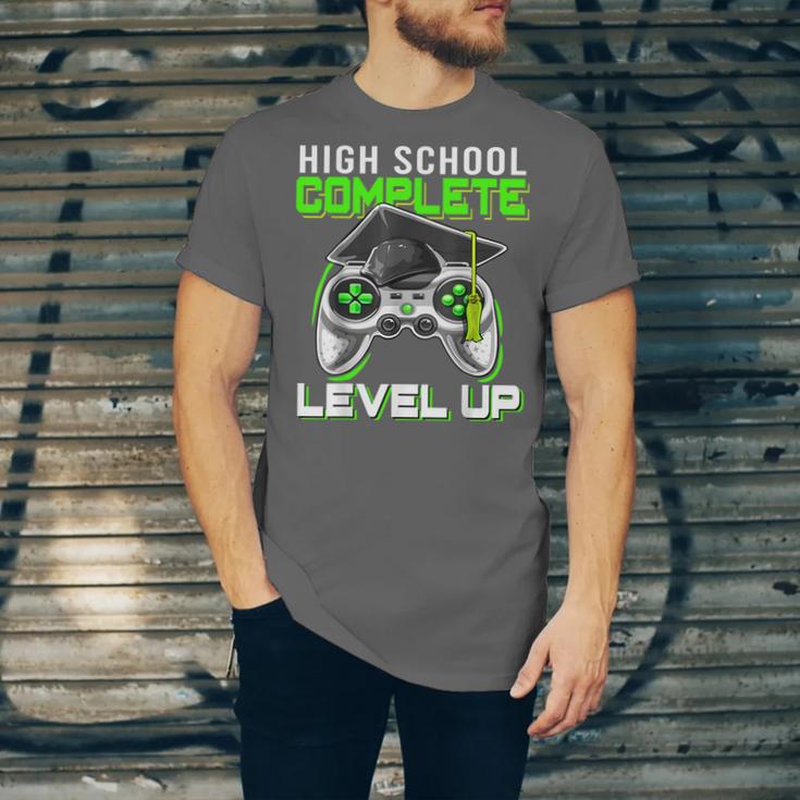 High School Level Complete Class Of 2024 Graduation Unisex Jersey T-Shirt