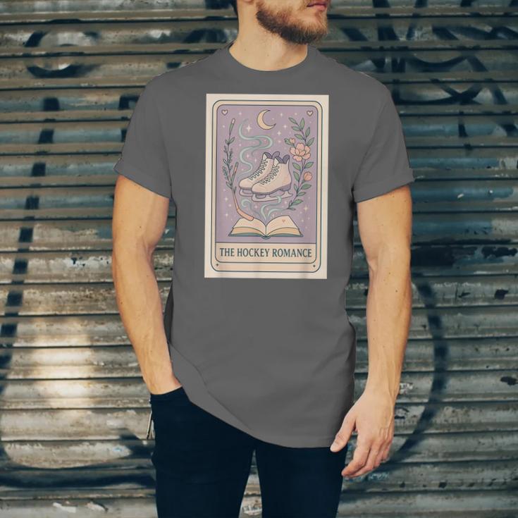 Hockey Romance Tarot Card Books Reader Cozy Reading Unisex Jersey T-Shirt