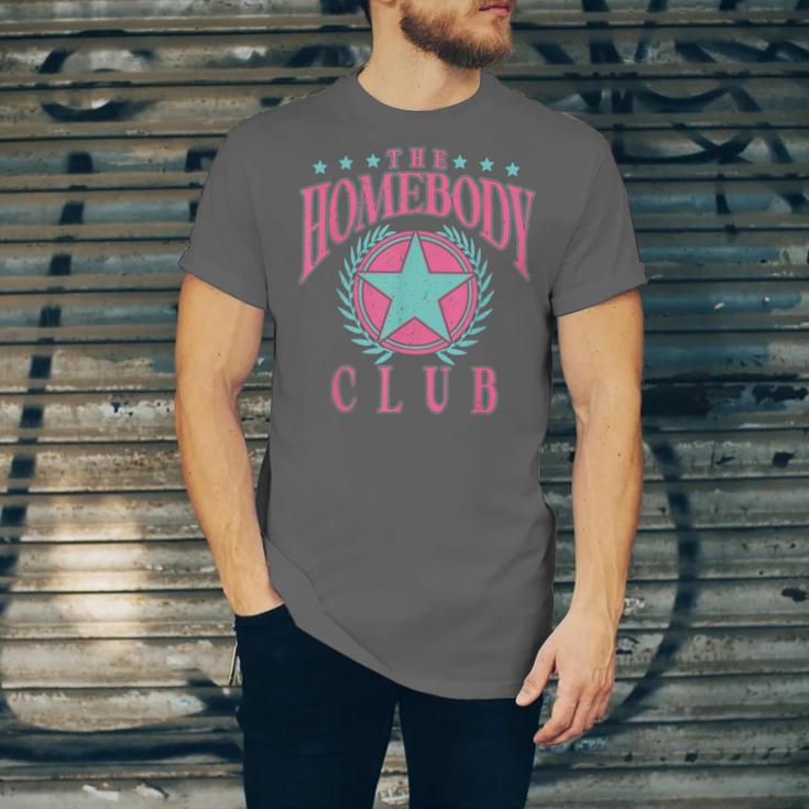 The Homebody Club Antisocial Retro Introvert Unisex Jersey T-Shirt The Homebody Club Antisocial Retro Introvert Unisex Jersey T-Shirt
