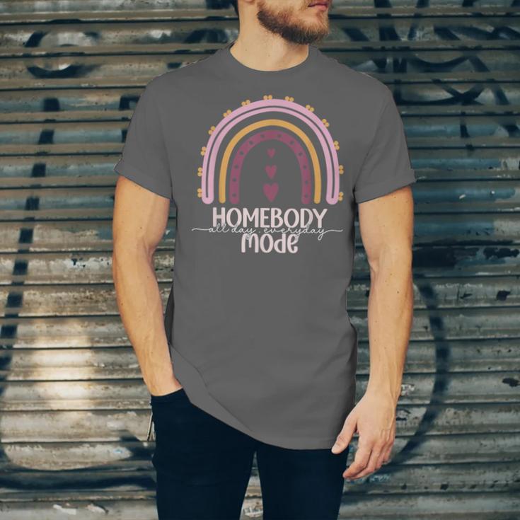 Homebody Introvert Homebody Mode Everyday Unisex Jersey T-Shirt
