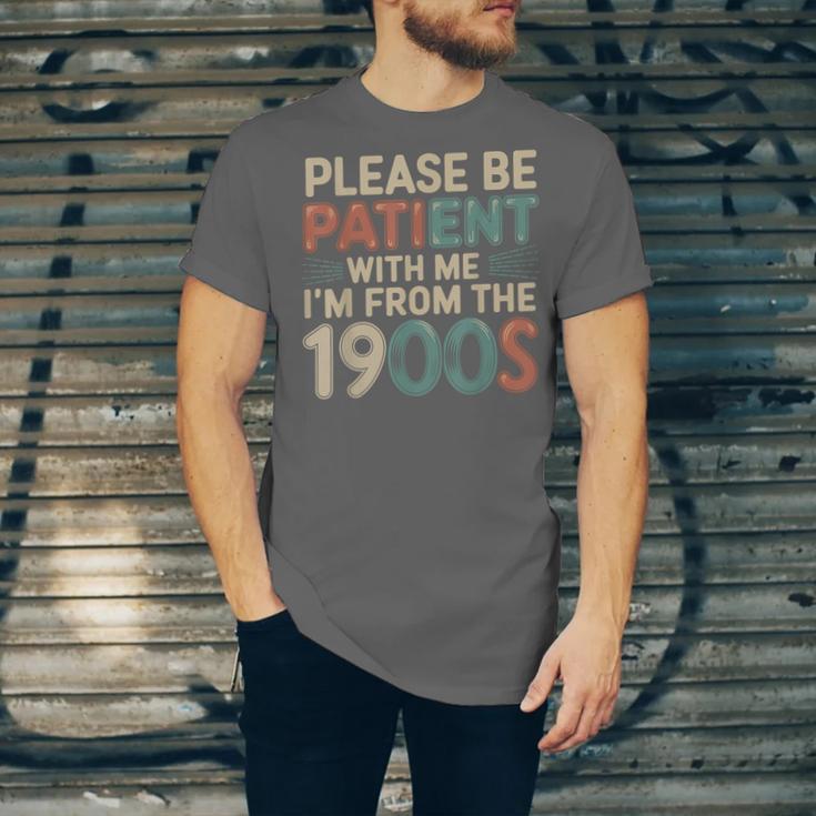 Humor Retro Please Be Patient With Me I'm From The 1900s Unisex Jersey T-Shirt