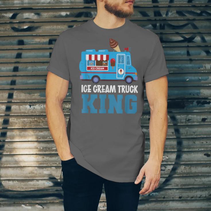Ice Cream Truck King Nostalgia Summer Ice Cream Truck Driver Unisex Jersey T-Shirt Ice Cream Truck King Nostalgia Summer Ice Cream Truck Driver Unisex Jersey T-Shirt