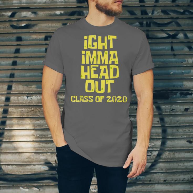 Ight Imma Head Out Class Of 2020 Graduation Meme Unisex Jersey T-Shirt