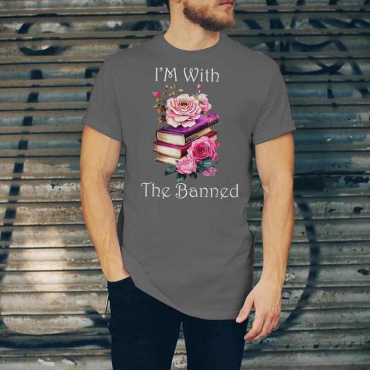I'm With The Banned Books Bold Statement Against Censorshi Unisex Jersey T-Shirt