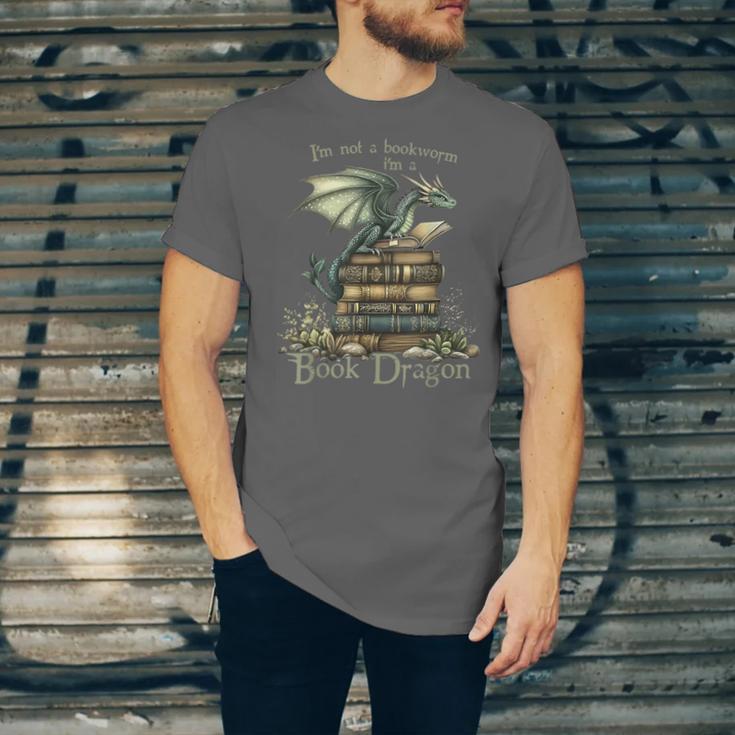 I'm Not A Bookworm I'm A Book Dragon Unisex Jersey T-Shirt I'm Not A Bookworm I'm A Book Dragon Unisex Jersey T-Shirt