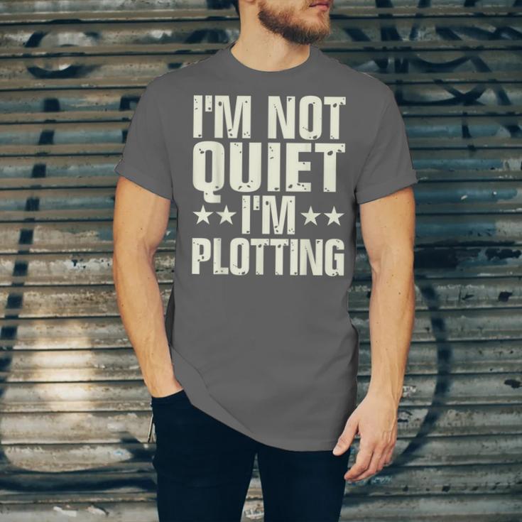 I'm Not Quiet I'm Plotting I Introvert Unisex Jersey T-Shirt I'm Not Quiet I'm Plotting I Introvert Unisex Jersey T-Shirt