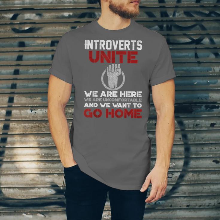 INTP Introverts Unite Anti Social For Men Women Unisex Jersey T-Shirt