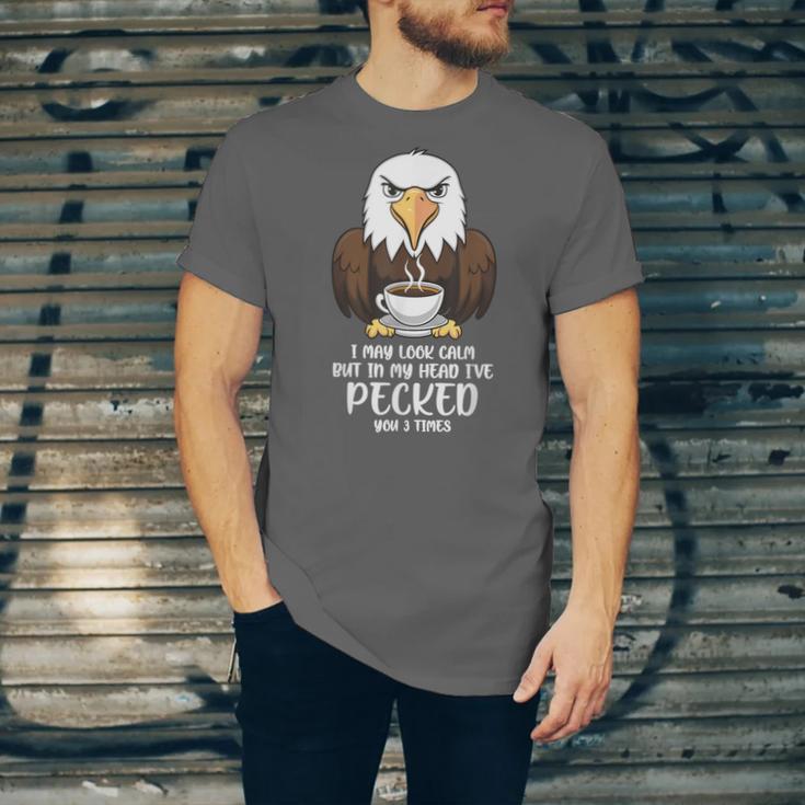 Introvert Eagle And Coffee Lovers Unisex Jersey T-Shirt Introvert Eagle And Coffee Lovers Unisex Jersey T-Shirt