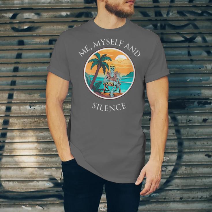 Introvert Relaxation Me Myself And Silence Summer Vacation Unisex Jersey T-Shirt Introvert Relaxation Me Myself And Silence Summer Vacation Unisex Jersey T-Shirt