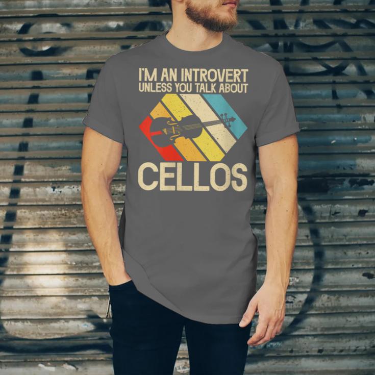 Im An Introvert Unless You Talk About Cellos Unisex Jersey T-Shirt Im An Introvert Unless You Talk About Cellos Unisex Jersey T-Shirt