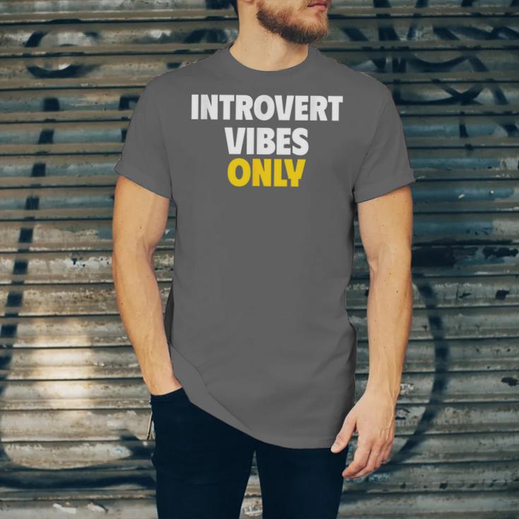 Introvert Vibes Only Unisex Jersey T-Shirt Introvert Vibes Only Unisex Jersey T-Shirt