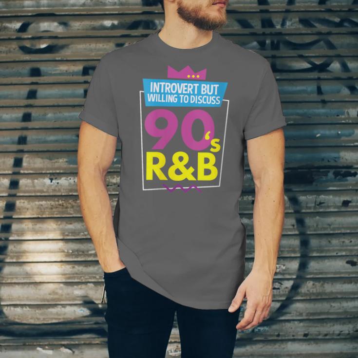 Introvert But Willing To Discuss 90s R&B 1990s Kid Unisex Jersey T-Shirt