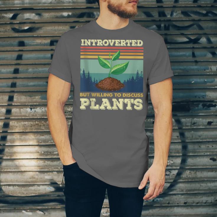 Introverted But Willing To Discuss Plants Unisex Jersey T-Shirt