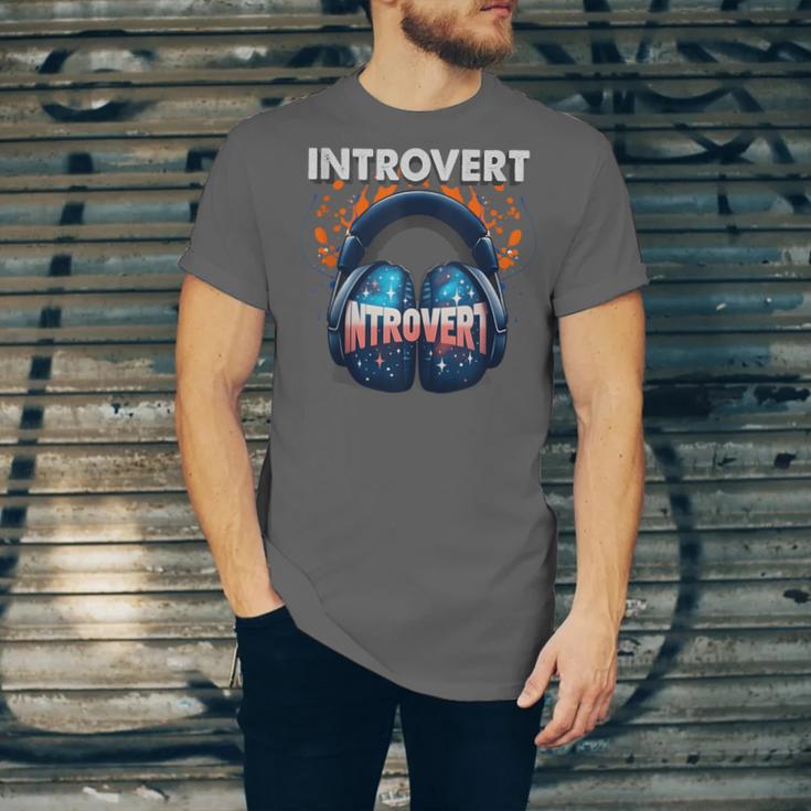 Introvert's Best Friend Noise-Canceling Headphones Unisex Jersey T-Shirt