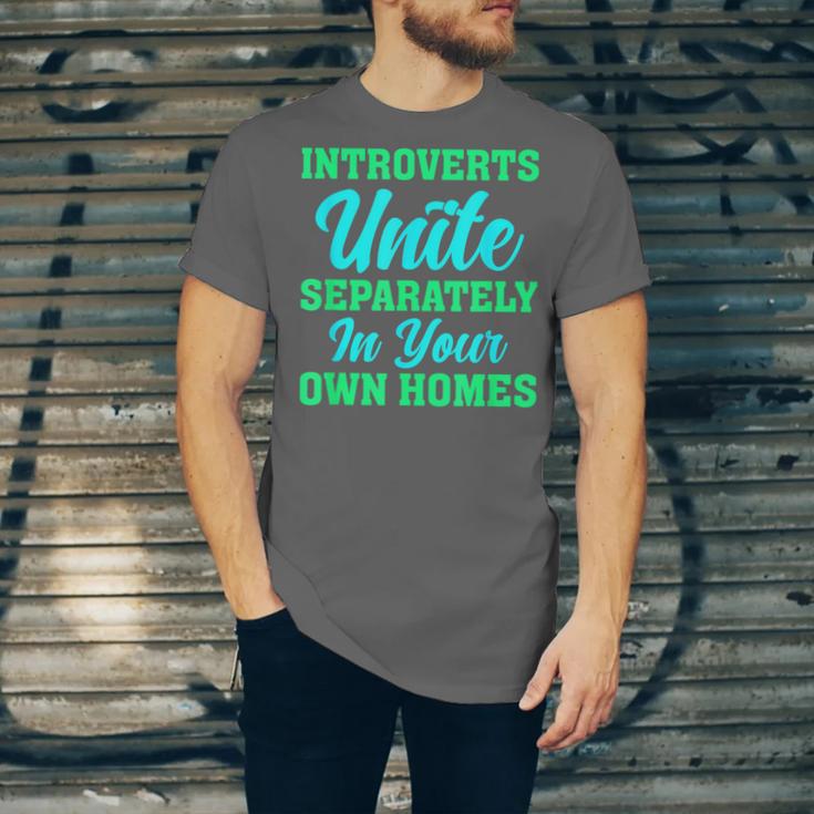 Introverts Unite Introvert Antisocial Sarcasm Anti Social Unisex Jersey T-Shirt Introverts Unite Introvert Antisocial Sarcasm Anti Social Unisex Jersey T-Shirt