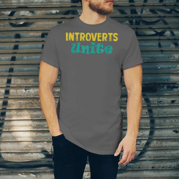 Introverts Unite I Introvert Unisex Jersey T-Shirt Introverts Unite I Introvert Unisex Jersey T-Shirt