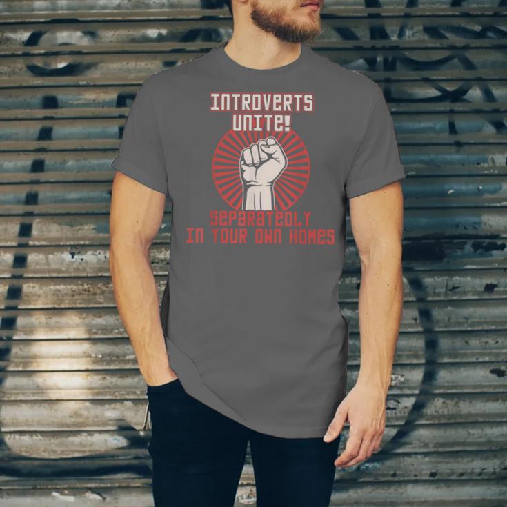 Introverts Unite Introverting Introverts At Home Unisex Jersey T-Shirt Introverts Unite Introverting Introverts At Home Unisex Jersey T-Shirt
