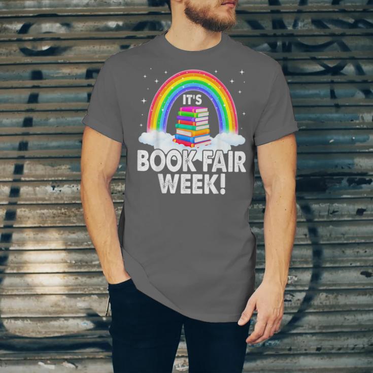 It's Book Fair Week Librarian Library Literacy Reading Unisex Jersey T-Shirt