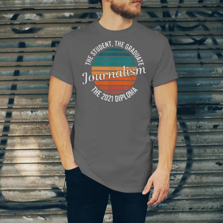 Journalism Graduation Senior Graduate Senioritis College Unisex Jersey T-Shirt