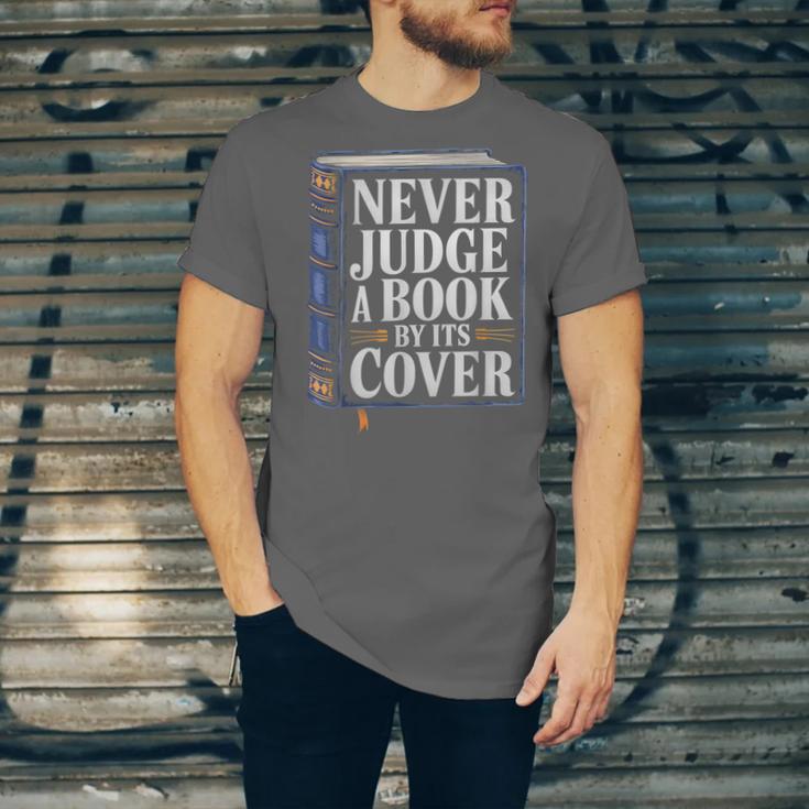 Never Judge a Book By Its Cover Unisex Jersey T-Shirt Never Judge a Book By Its Cover Unisex Jersey T-Shirt