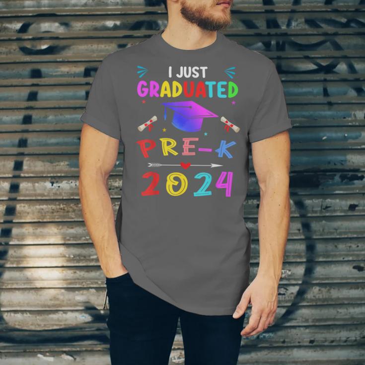 I Just Graduated Pre k Graduation 2024 Pre-Kindergarten Unisex Jersey T-Shirt
