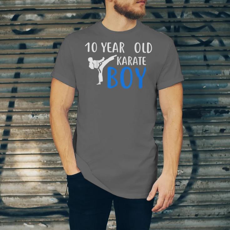 Karate Boy 10 Year Old Kids Shirt Graduation Unisex Jersey T-Shirt