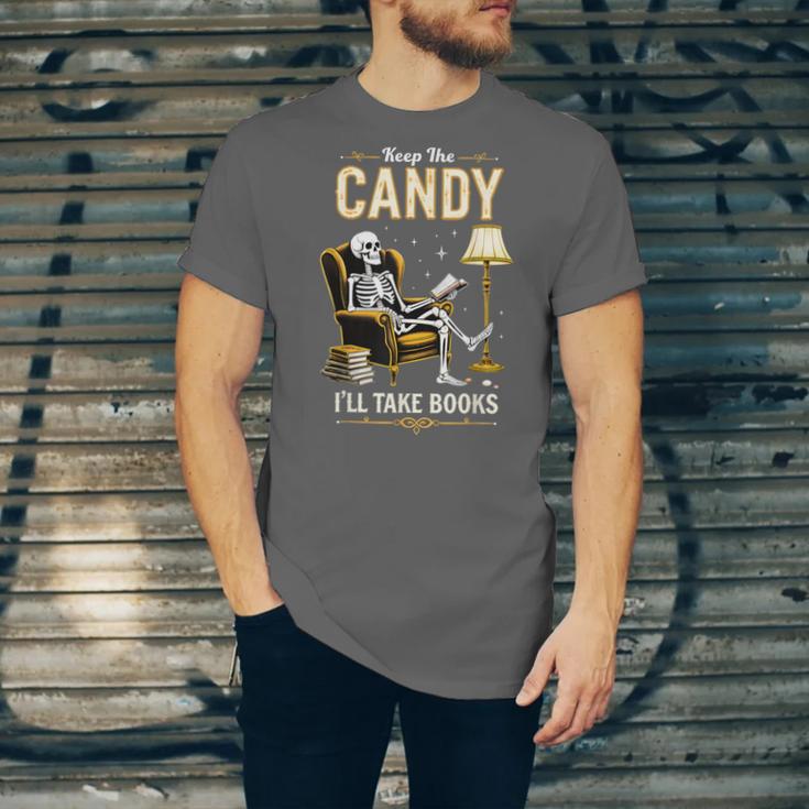 Keep The Candy I'Ll Take Books Halloween Unisex Jersey T-Shirt Keep The Candy I'Ll Take Books Halloween Unisex Jersey T-Shirt
