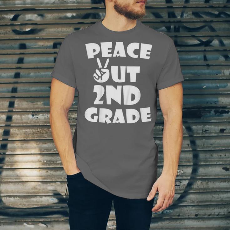 Kids Peace Out 2ND Grade For Graduation Unisex Jersey T-Shirt