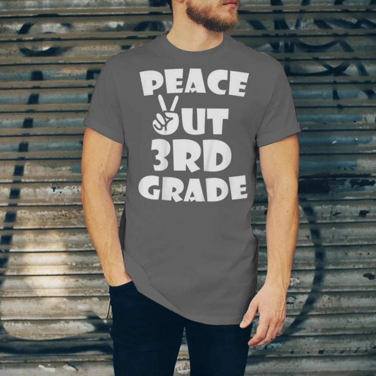 Kids Kids Peace Out 3Rd Grade For Graduation Unisex Jersey T-Shirt