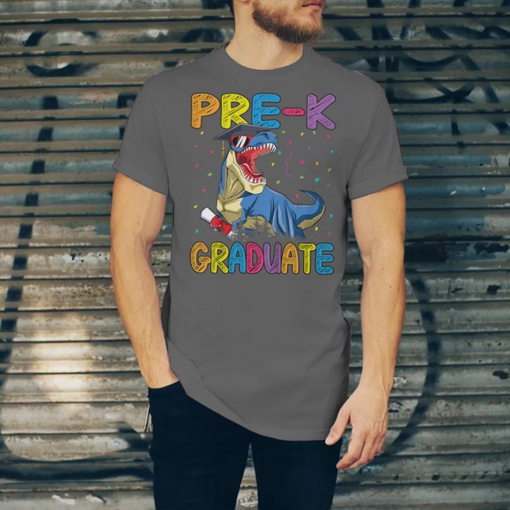 Kids Pre-K Graduate Dinosaur T-Rex Pre Kindergarten Graduation Unisex Jersey T-Shirt