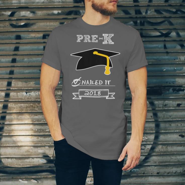 Kids Pre-K School Graduation Nailed It 2018 TShirt Boy Girl Unisex Jersey T-Shirt