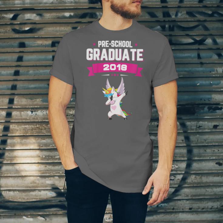 Kids Preschool Graduate 2018 Unicorn Dab Graduation Pre-K TShirt Unisex Jersey T-Shirt