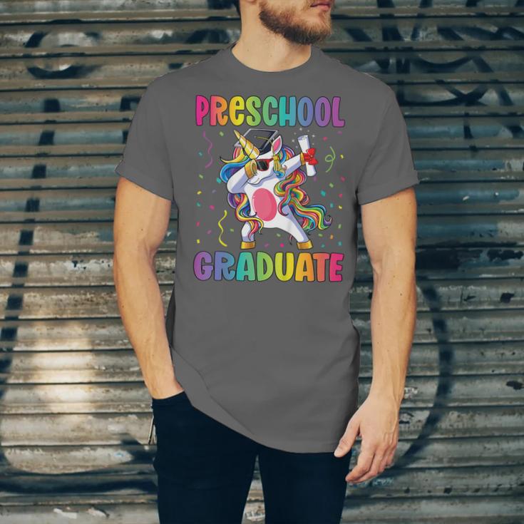 Kids Preschool Graduation Dab Unicorn Preschool Graduate Unisex Jersey T-Shirt