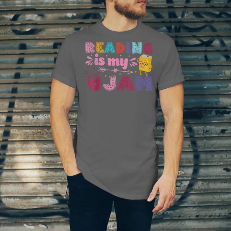 Kids Reading Book Lover Reading Is My Jam Unisex Jersey T-Shirt Kids Reading Book Lover Reading Is My Jam Unisex Jersey T-Shirt