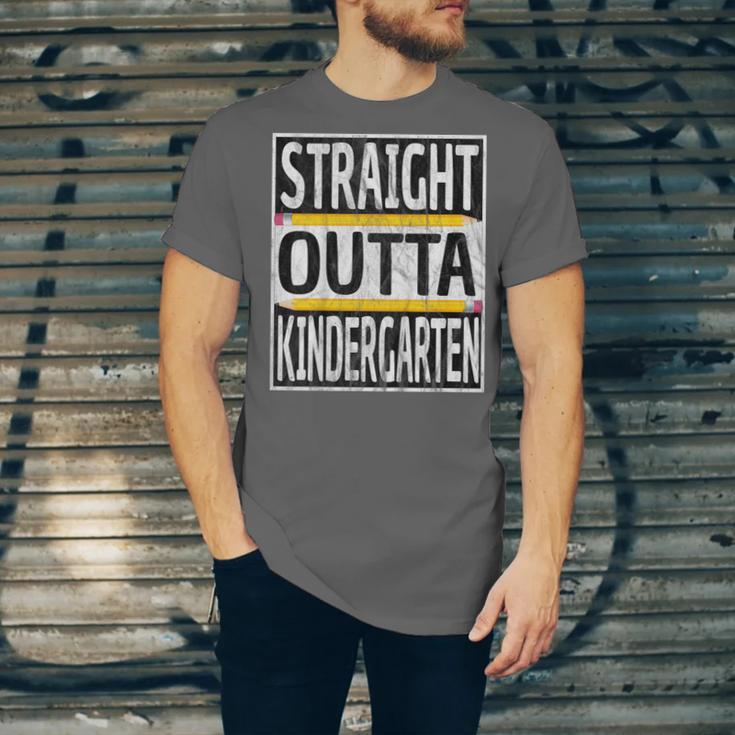 Kids Straight Outta Kindergarten Graduation Unisex Jersey T-Shirt