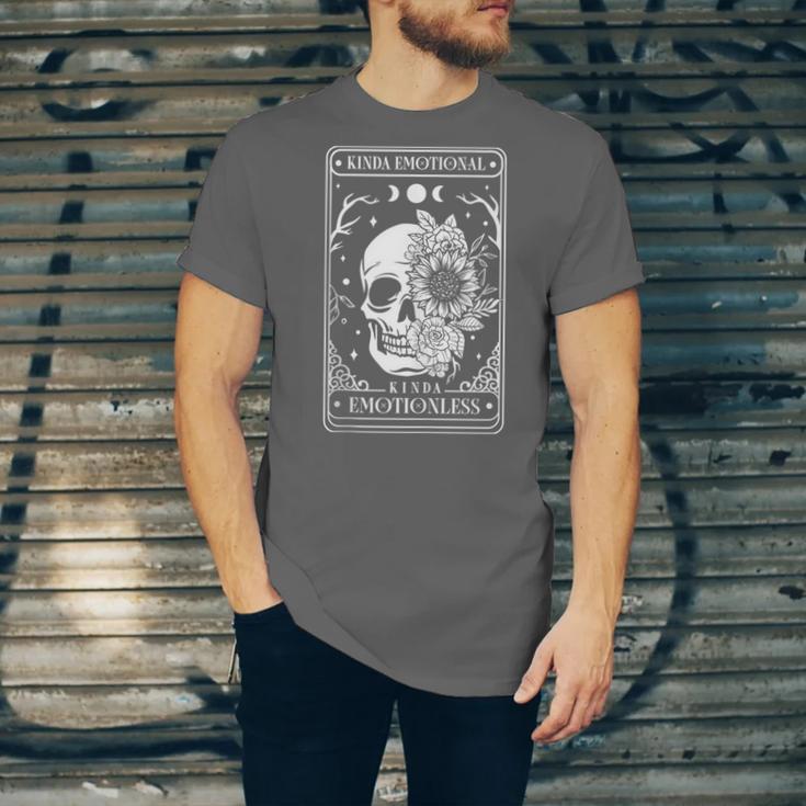Kinda Emotional Kinda Emotionless Tarot Card Introvert Unisex Jersey T-Shirt