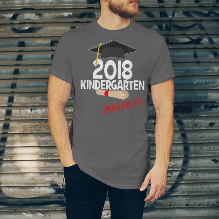 Kindergarten 2018 NAILED IT Graduation Graduate Unisex Jersey T-Shirt