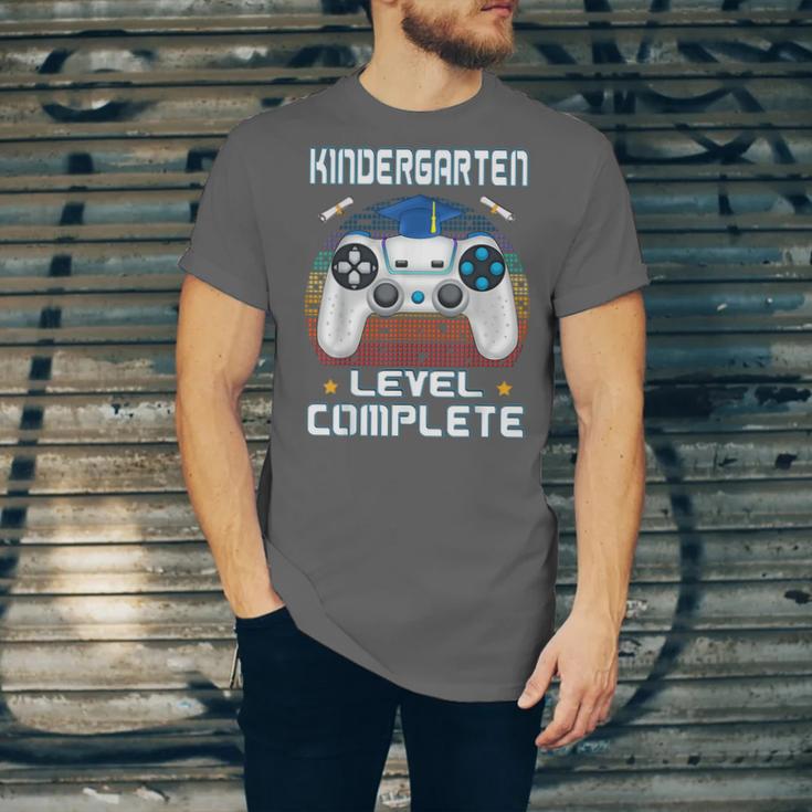 Kindergarten Graduation Level Complete Gamer 2024 Gaming Boy Unisex Jersey T-Shirt
