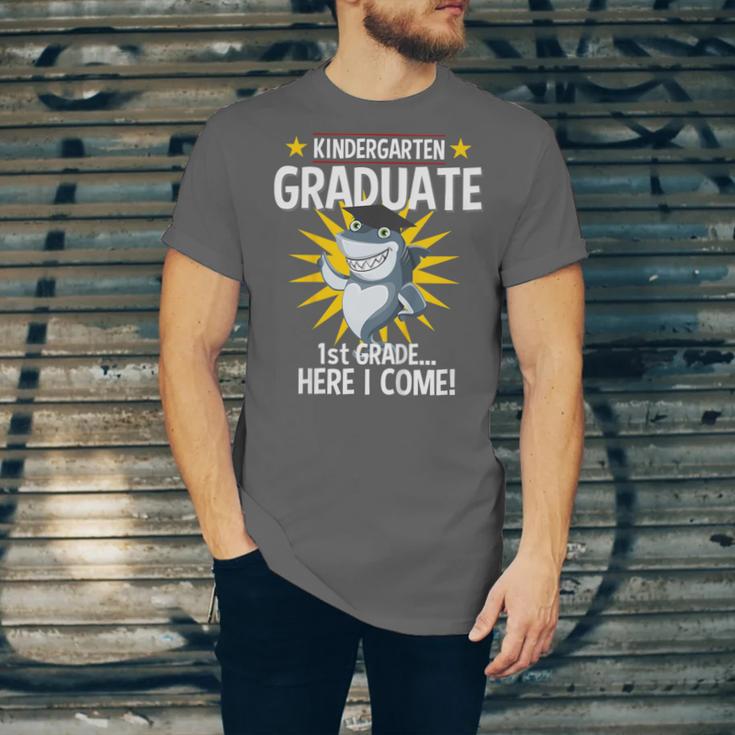 Kindergarten Graduation Shirts 2019 Shark Grad Toddler Unisex Jersey T-Shirt