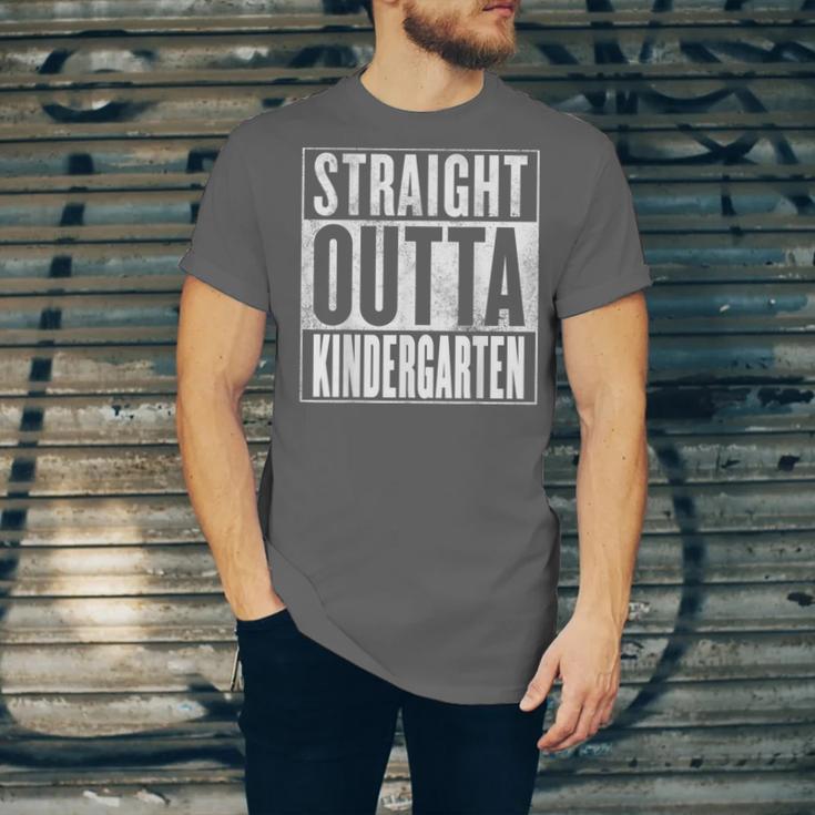 Kindergarten Graduation- Straight Outta Kindergarten Unisex Jersey T-Shirt