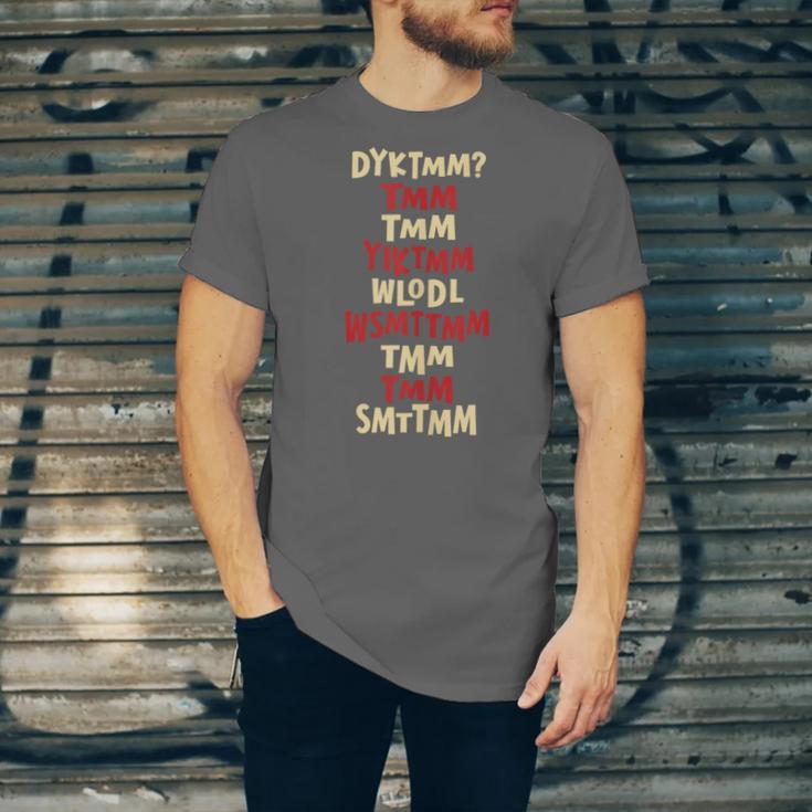 Do You Know The Muffin Man DYKTMM Nostalgia Quote Unisex Jersey T-Shirt