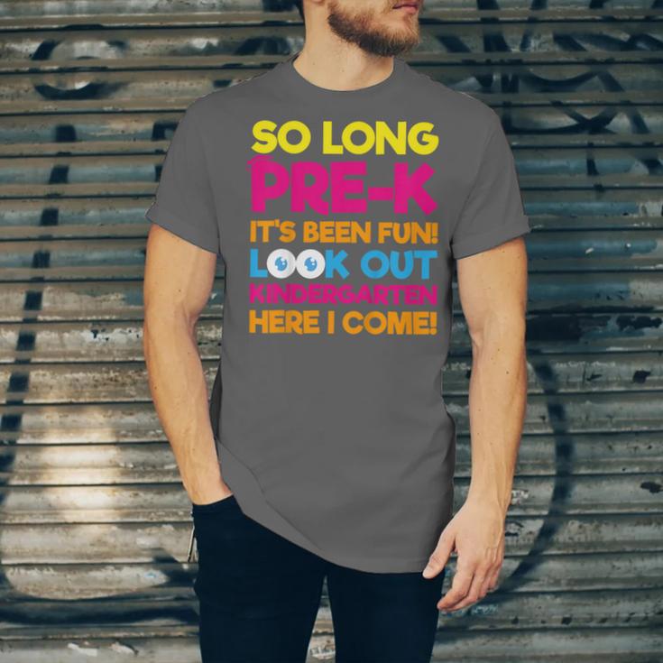 Last Day Pre-K Kindergarten Here I Come Graduation T-Shirt Unisex Jersey T-Shirt