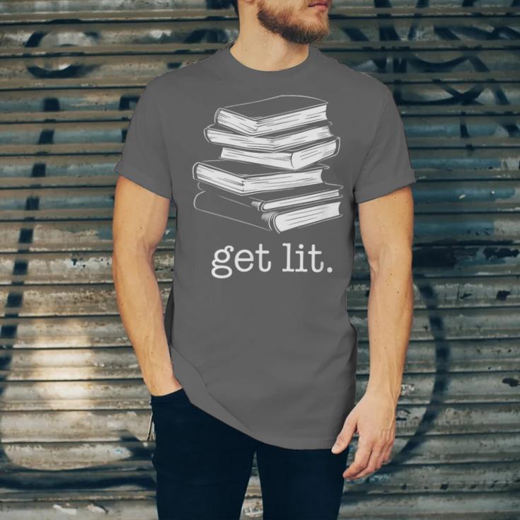 Let's Get Lit Books Unisex Jersey T-Shirt