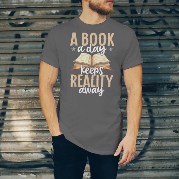 Librarian A Book A Day For Book Lover Reading Library Unisex Jersey T-Shirt
