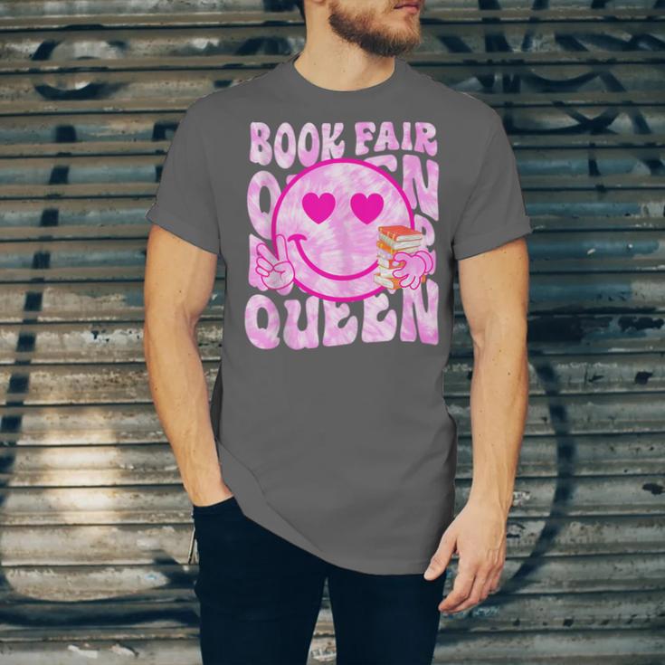 Library Book Fair Queen Vibe Groovy Tie Dye School Reading Unisex Jersey T-Shirt Library Book Fair Queen Vibe Groovy Tie Dye School Reading Unisex Jersey T-Shirt