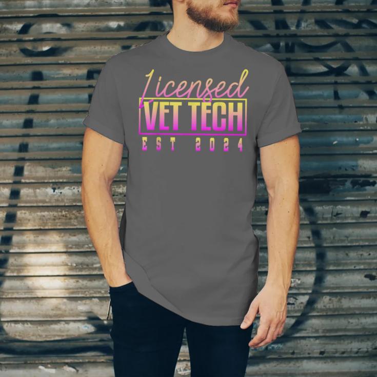 Licensed Vet Tech Veterinary Technician Graduation 2024 Unisex Jersey T-Shirt