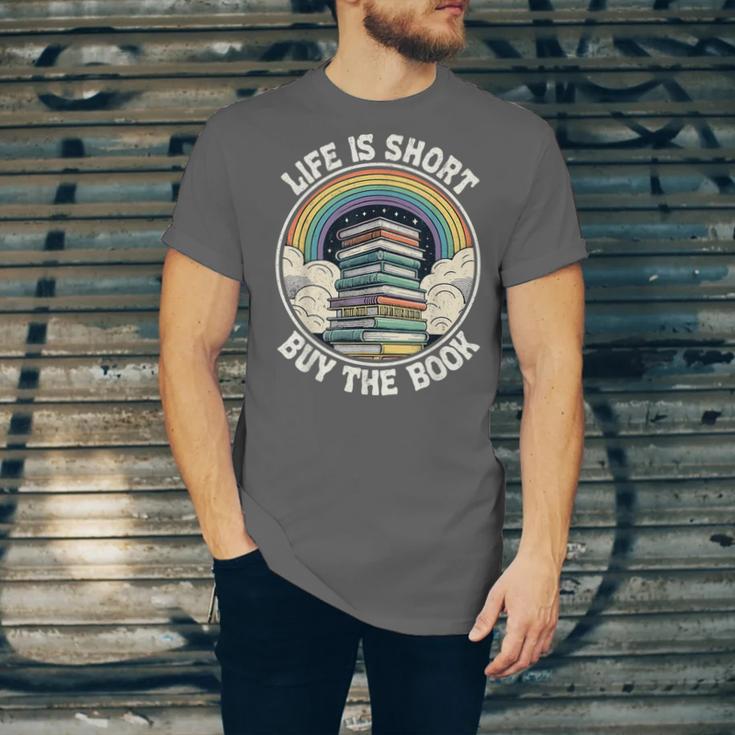 Life Is Short Buy The Book Reading Book Unisex Jersey T-Shirt Life Is Short Buy The Book Reading Book Unisex Jersey T-Shirt