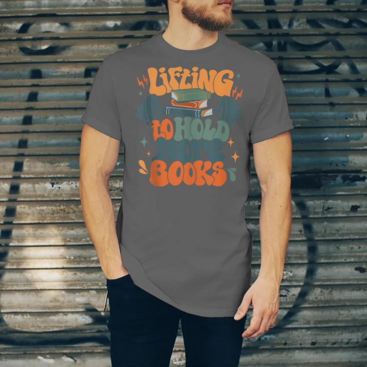 Lifting To Hold More Books Weightlifting Workout Bookish Unisex Jersey T-Shirt Lifting To Hold More Books Weightlifting Workout Bookish Unisex Jersey T-Shirt