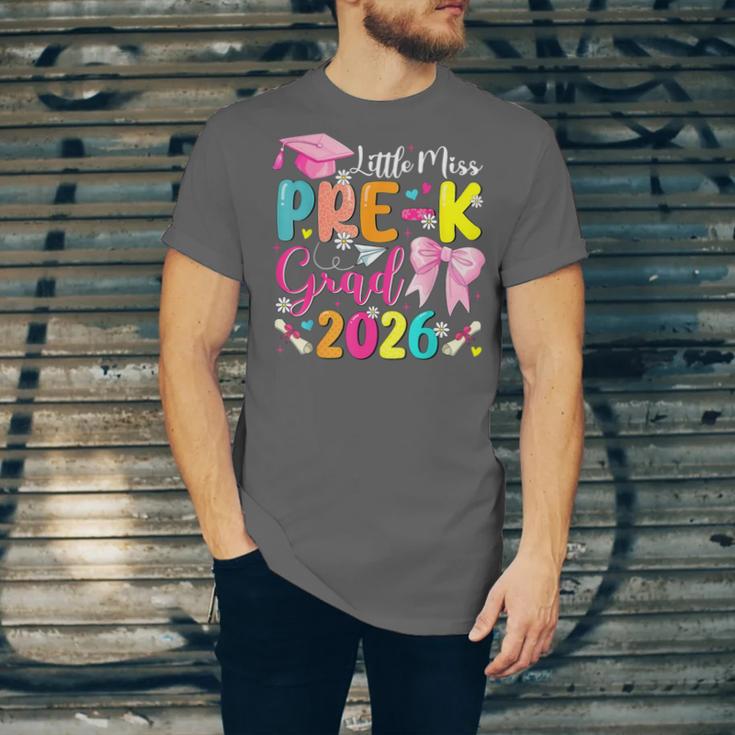 Little Miss Pre-K Grad 2026 Preschool Graduation Kids Girls Unisex Jersey T-Shirt
